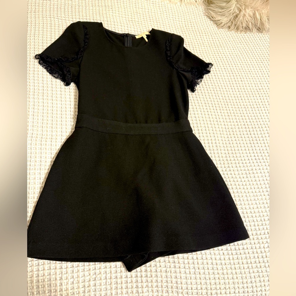 Maje Ively Skirt-Effect Romper Size 36/Small - Picture 3 of 14